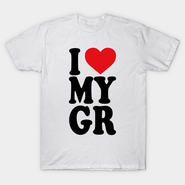 I Love My Girlfriend T-Shirt by AbstractA